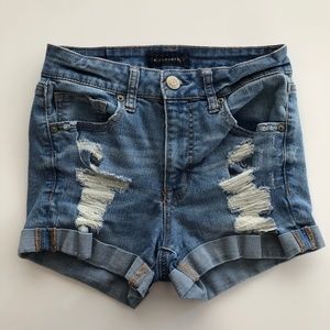 Aeropostale stretch denim shorts. Size 2
